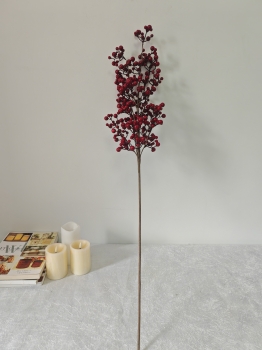 Artificial Red Berry Branch