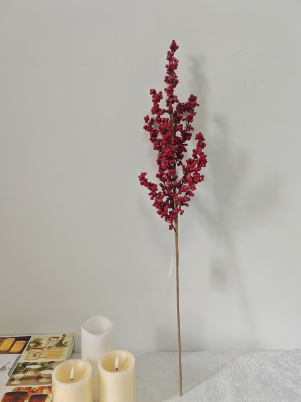 Artificial Red Berry Branch