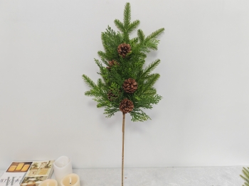 Artificial Pine Cone Branch