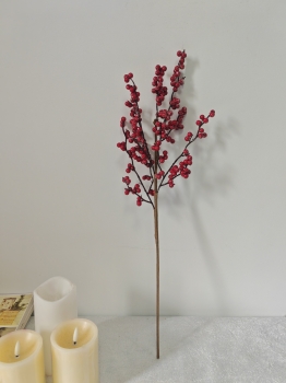 Artificial Red Berry Branch
