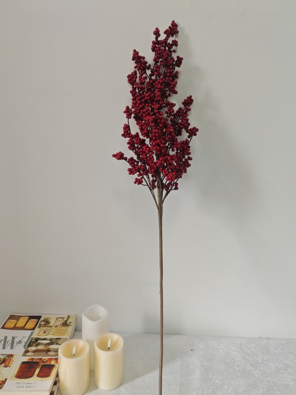 Artificial Red Berry Branch